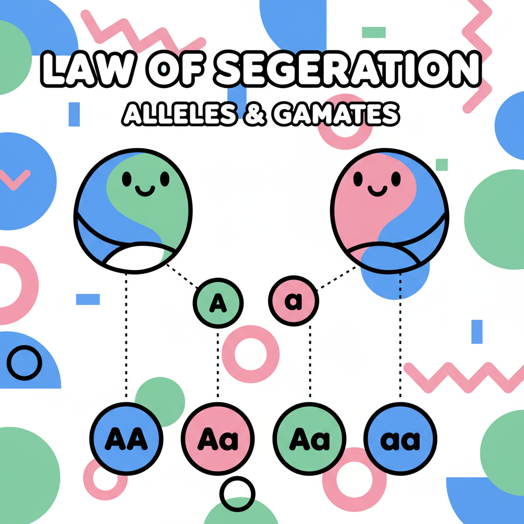 Law of Segregation illustration